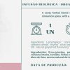 Lemon Fields organic herbal tea pyramid bags label by Tokki Tea Portugal
