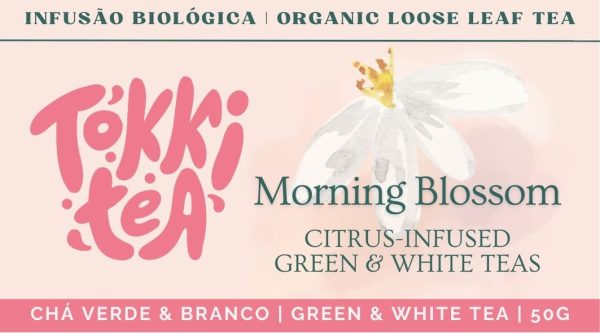 Organic loose leaf green tea and white with citrus flavours by Tokki Tea